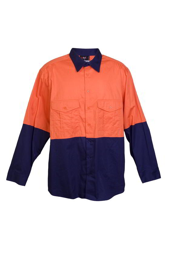 Orange Navy Safety Shirt